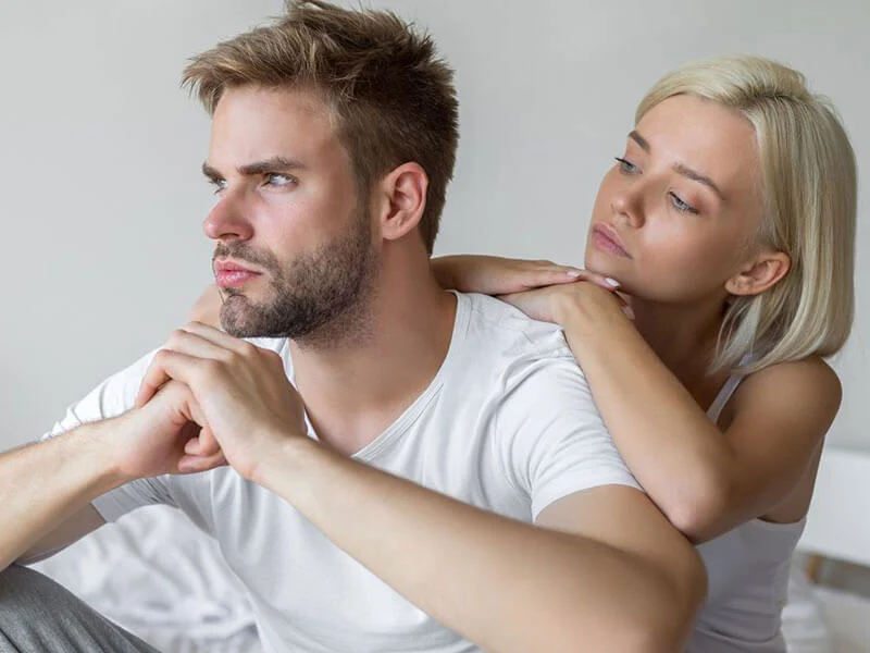 The cause of erectile dysfunction in men