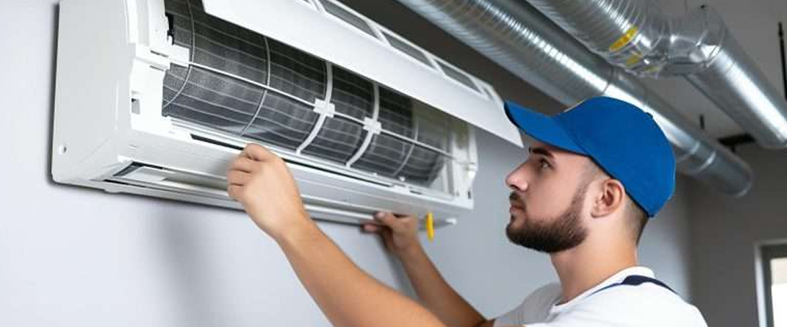 مرحله اول: نصب یونیت داخلی و خارجی