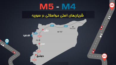 روسیا الیوم: مسیر بین‌المللی «ام-4» در سوریه بازگشایی شد