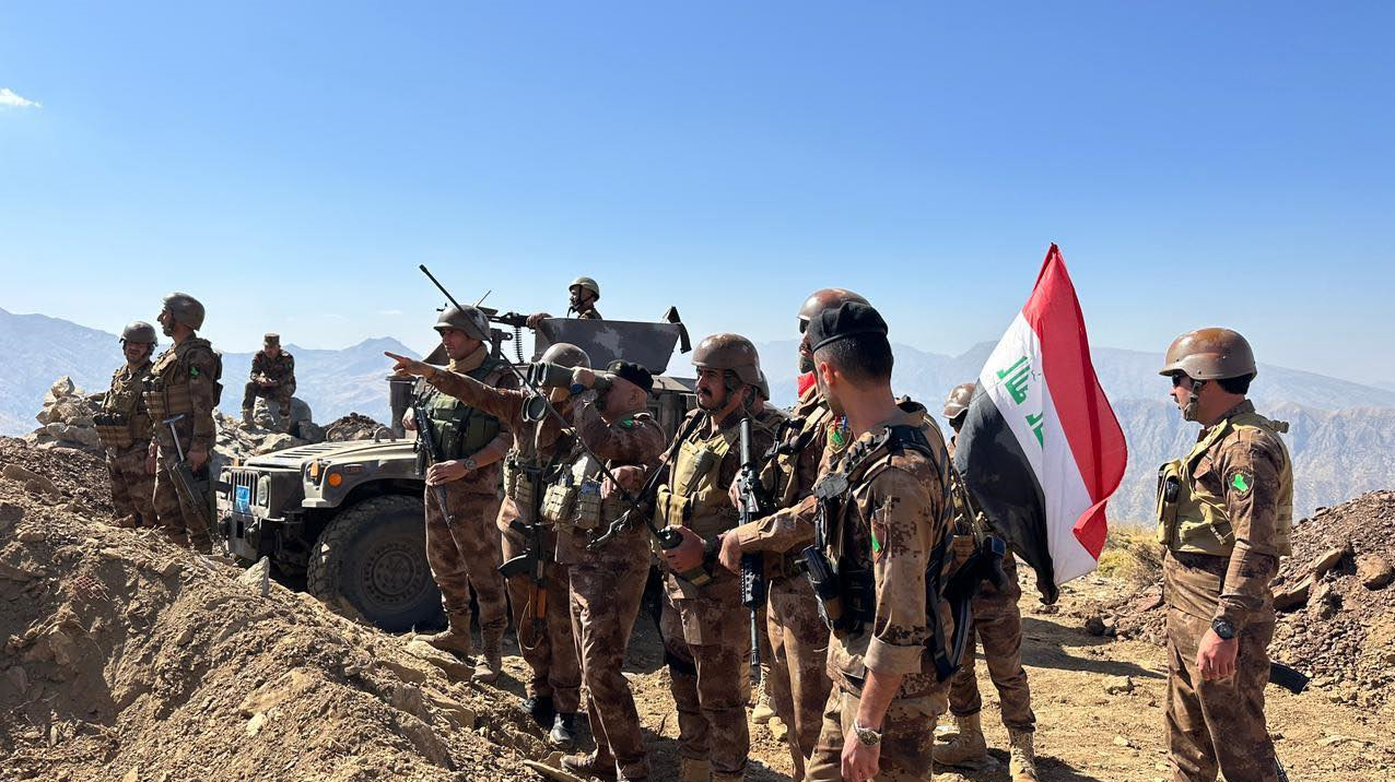 مرزبانی عراق یک منطقه را از کنترل گروهک‌های تروریستی تجزیه‌طلب خارج کرد