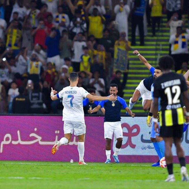 رونالدو پیروز تقابل با بنزما/ النصر روزگار الاتحاد را خراب کرد