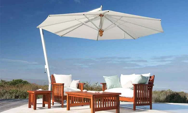 What is the difference between an umbrella canopy and a shop canopy