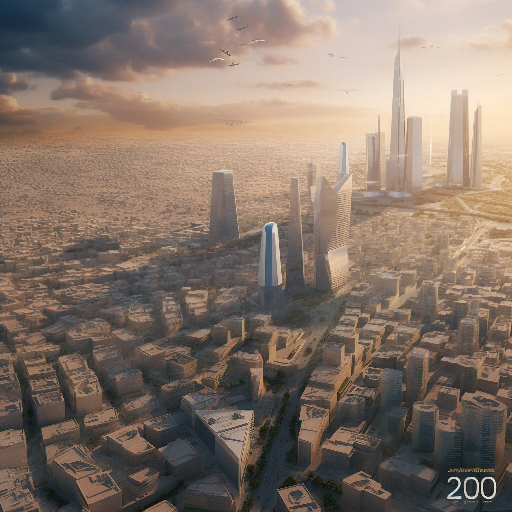 عربستان سعودی در 2070 با هوش مصنوعی